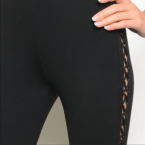 Lace up leggings - Picture 2 of 3